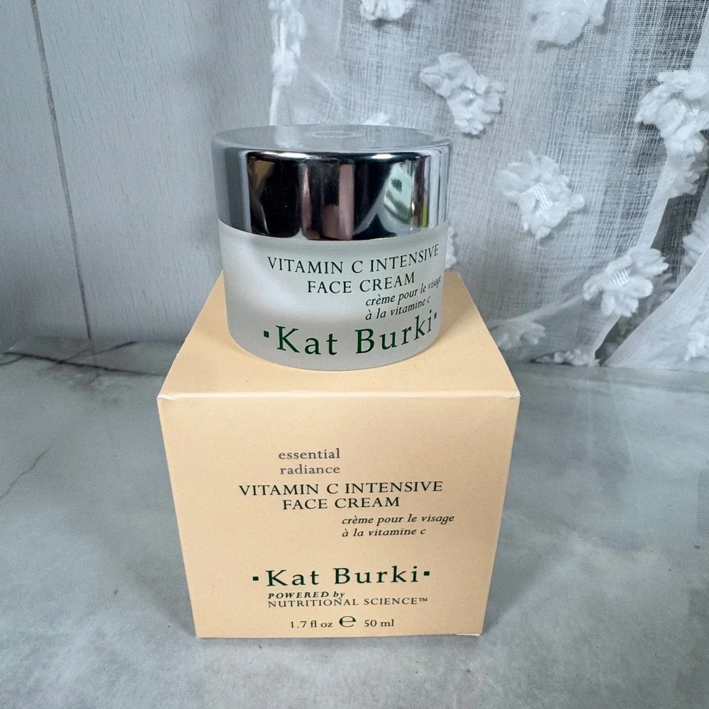 Kat Burki Vitamin C‎ Intensive Face Cream Essential Radiance 1.7 oz 50 ml New